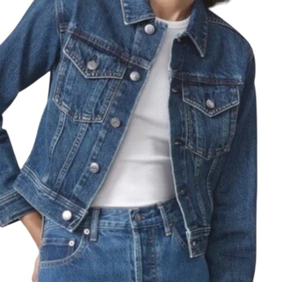 Everlane The Shrunken Denim Jacket - Picture 1 of 14